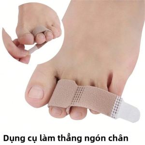Miếng Dán Chỉnh Hình Ngón Chân - Băng Chỉnh Hình Ngón Chân Bị Vẹo Dụng Cụ Tách Ngón Chân Cái Băng Quấn Chăm Sóc Bàn Chân Chất Liệu Nylon 2/6/8/10 Cái