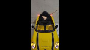 Mobil Aki Anak Yukita 06 Mini Cooper Jok Kulit Ban Karet