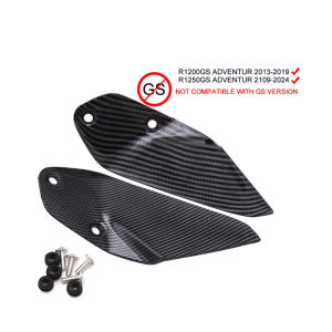 Fit For R1250GS ADV 2019-2024 R1200GS Adventure 2014-2018 Motorcycle Side Spoilers Wind Deflector PC Carbon Fiber Kit