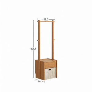 WEISHA | Solid Wood Multi-functional Storage Cabinet for Hats and Clothes