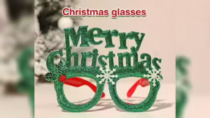 🎄 Christmas Party Glasses Festive Costume Eyeglasses