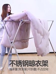 《Twenty-year service life》*Non-RUST* Xtype Foldable and Movable Laundry Drying Rack for Indoor and Outdoor Clothesline Clothes HangerAviation aluminum material,Thickened aluminum alloy,Super bearing capacity