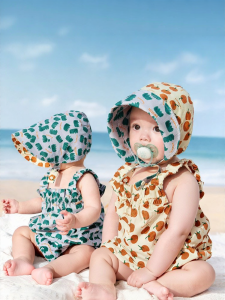 Kocotree | Baby Sun Protection Cotton Hat Large Brim Thin Design