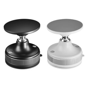 Aitemay Car Vacuum Magnetic Suction Cup Phone Holder Universal Double Layer Magnetic Force 360° Swivel Holder