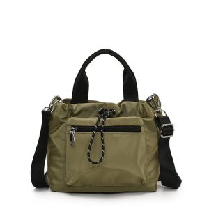 Large Capacity Commuter Tote Bag Womens Crossbody Handbag Casual Style Single Shoulder Bag with Zipper Soft PU Leather