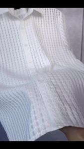 Áo sơ mi lưới MISFIT tay ngắn sơ mi soái ca chất vải xốp cotton lưới mặc mát đi biển đi du lịch-MOI5