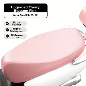 JOYCS | Waterproof Elastic PU Leather Seat Cover for Motorcycles and E-bikes