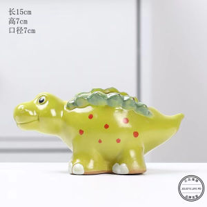 Adorable Cartoon Animal Shaped Ceramic Potted Plant Pot for Succulents Breathable Country Style Home Decoration Flower Vase