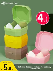 MONLEYTA | Ultra Soft Makeup Sponge Beauty Blender Non-Pore-Clogging Foundation Liquid Special Cosmetic Cotton Puff Official Store Authentic