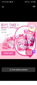 BEAUTY WHITE SOAP BY YOU GLOW BABE