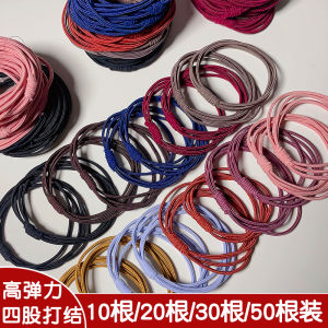 ยางยืดหางผมแบบยืดหยุ่นสูงสำหรับผู้หญิงที่ทนทานและหรูหรา ยางยืดผมแบบใหม่ปี 2023 ที่ได้รับความนิยมจากผู้ชม พร้อมหัวเข็มขัดแบบหนัง