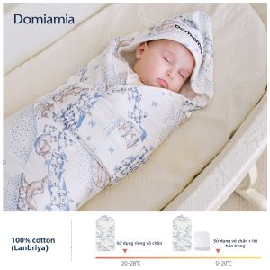 DOMIAMIA | Chăn Bọc Bé Có Lớp Trong Có Thể Tách Rời Chống Sốc