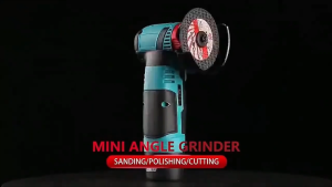 Electric Angle Grinder Portable Polishing Handheld Cutter Cordless Power Tools Steel Grinding Disc
