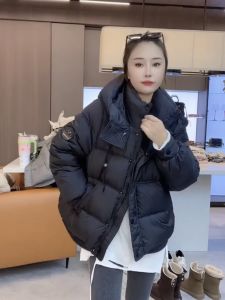 Stylish Cotton Jacket 2025 Winter New Loose Fit Short Hooded Stand Collar Warm down Cotton Coat Womens Fashion Commute Thickened Long Sleeve Zipper