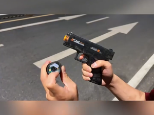 Glock electric water gun childrens toy with lights automatic continuous water spray toy with lights