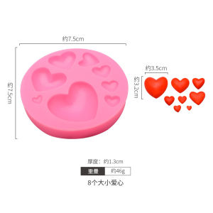 Valentines Day Cake Decoration Cute Baking Decoration Heart Shaped Decorations Pet Dog Bear Hugging Design Festival Supplies