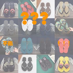 Slippers Mens Summer New Flip-Flops Men Non Slip Rubber K-style Tide Slippers Student Beach Flip-Flops Sandals