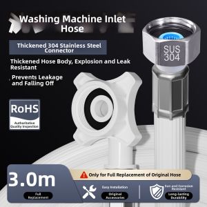 BOXIDE | Universal Washing Machine Inlet Hose For Fully Automatic Top-Load & Front-Load Washers Long