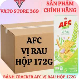 Bánh cracker AFC vị rau hộp 172g