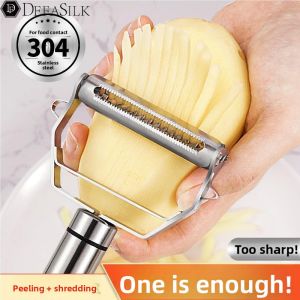 Defasilk | Multi-Function Stainless Steel Kitchen Peeler and Slicer