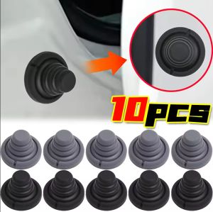 10pcs Car Door Shock Absorber Cushion Silicone Pad Universal Gasket Trunk Sound Insulation Pad Shockproof Thickening Latch Accessories