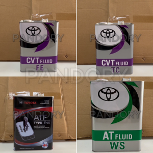 【💯ORIGINAL】TOYOTA GEAR OIL (CVT FE)(CVT TC)(ATF TYPE IV)(ATF WS) MINYAK GEARBOX TOYOTA VIOS HARRIER CAMRY AVANZA ESTIMA