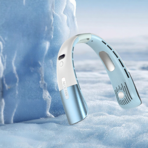 XIAMILI | Portable Neck Fan Xiaomi Mijia Beads 2025 Rechargeable Bladeless Outdoor Cooling Air Conditioner Small Size Childrens Day Gift