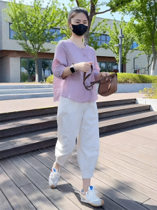 Shalldoer | Korean High-End Sensation Womens Summer New Arrival Short Sleeve Sun Protection Shirt Wide Leg Casual Pants Two Piece Set