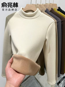 เสื้อเชิ้ตคอตั้งบุขนแกะหนาสำหรับผู้หญิง ฤดูใบไม้ร่วง/ฤดูหนาว 2025 ใหม่ เสื้อเชิ้ตคอตั้งปานกลาง อบอุ่น ผ้าโพลีเอสเตอร์ แขนยาว ปกติ