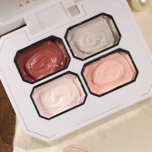 Four in One Patting Glue Popular Nude Color Patting Glue with 4 Colors Multifunctional for Gradient Color Printing and Powder