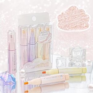 เย็น/อบอุ่นสองสีพิเศษ Sparkly หมึกเรืองแสง Marker Art Paint ปากกา Hand Ledger ตกแต่งภาพวาด Graffiti High