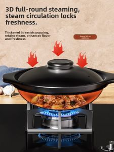 MENGCHUANG | Stovetop Ceramic Pot for Home and Commercial Use