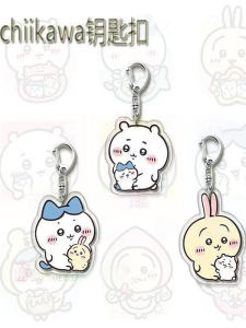 Chiikawa Acrylic Keychain Bag Pendant Best Friend Gift Couple Companion Japanese Anime Cartoon Toy Collectible Souvenir
