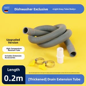 BOXIDE | Extended Dishwasher Drain Hose with Thickened Soft Tube