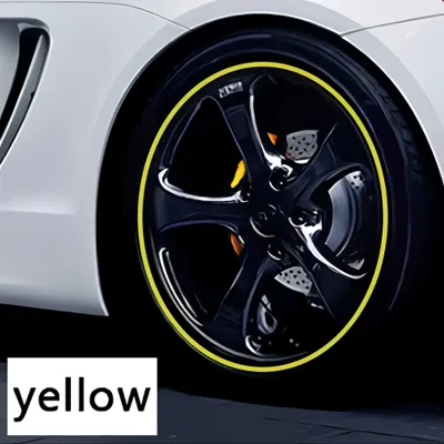 Automotive Alloy Wheel Rim Protector Strips - Curb Rash Prevention for Tesla Model 3 Y S & X BMW Benz Audi Hyundai & VW