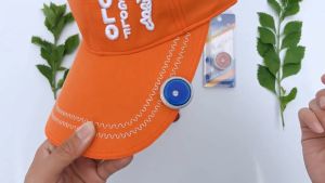 Ball-Klip Topi Pembaca Level Putting Golfer Slope untuk Olahraga Golf Luar Ruangan dan Alat Penanda