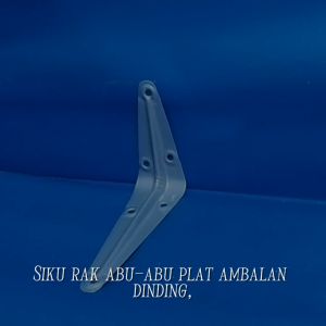 Siku Rak Abu-Abu  grey Plat ambalan Dinding