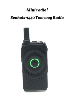 SenHaiX 1440 Mini Walkie Talkie Portable Ultra Thin Set of 2 Two Way Radio Long Range USB Charging 16CH Professional Radio Original COD