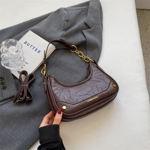 Retro Underarm Bag Womens Fashionable Versatile Crossbody Bag Single Shoulder Bag Popular Autumn New Design Korean Style Handbag