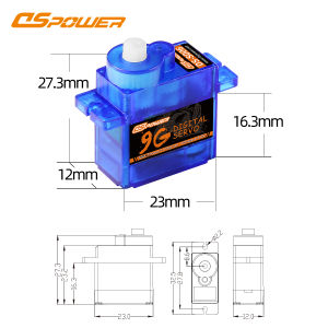 Dspower 9g Micro Digital Servo Plastic Gear 1.50kg 4.8~6.0V DC for RC Plane Helicopter Aircraft Glider Wltoys Model Accessories