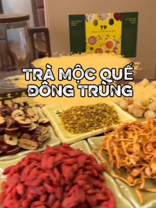 TRÀ ĐÔNG TRÙNG QUẾ HOA - HOA MỘC LOẠI 1 - TRẢ THẢO MỘC AN THẦN BỔ DƯỠNG TỐT CHO SỨC KHOẺ