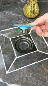 ฝาปิดท่อน้ำทิ้ง ตัวกรองท่อระบายน้ํา ตะแกรงกันกลิ่นกันแมลง ตะแกรงกรองน้ำเสียสเตนเลสป้องกันการอุดตัน