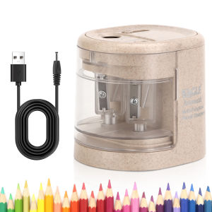 EAGLE Automatic Electric Pencil Sharpener 5S Fast Sharpening for 6-12mm All Shapes Pencils Home School Office Art Studio