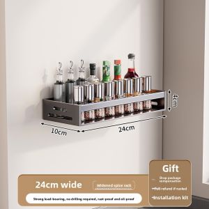 MEIZHUFU | Multi-functional Wall Mounted Spice Rack