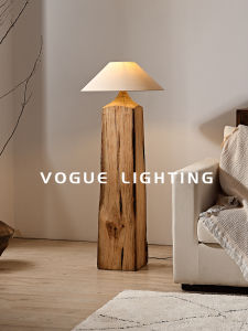 WOGU | Chajii Style Solid Wood Floor Lamp