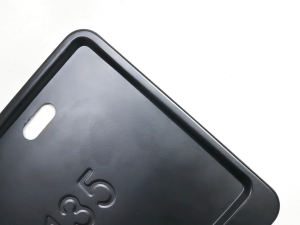 Universal Aluminium Alloy Plate Cover For Motorcycle New LTO Plate Size Carbon