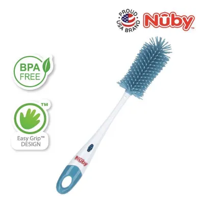 Nuby Baby Bottle Cleaning Silicone Brush (non-scratch) Nb5629