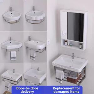 LANCATPEPP | Wall-mounted Corner Vanity Basin for Small Spaces Mini