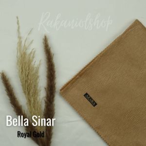 Hijab segiempat Nur Sinar Bella Sinar Lasercut glitter Azara