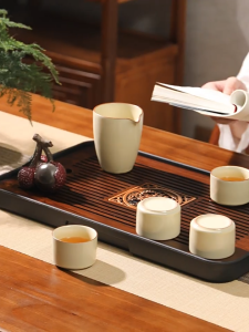 Creative Fashion Tea Tray Bamboo Drainage Tray Home Chinese Style Tea Table Teapot Pallet Kung Fu Tea Sea Tray 茶盘